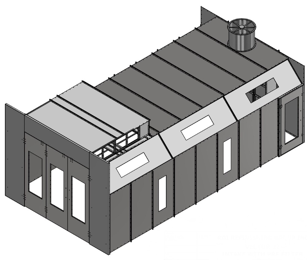 Vector automotive spray booth - Image 9