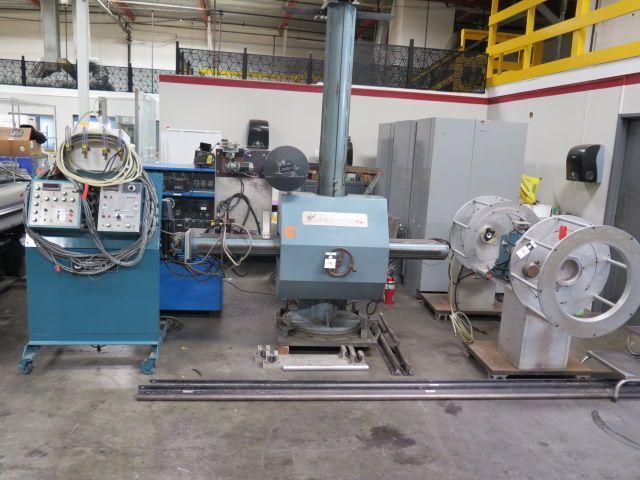 4' x 4' Ransome #M66, Welding Manipulator, Miller Syncrowave 300(s) AC/DC Arc Welding - Image 2