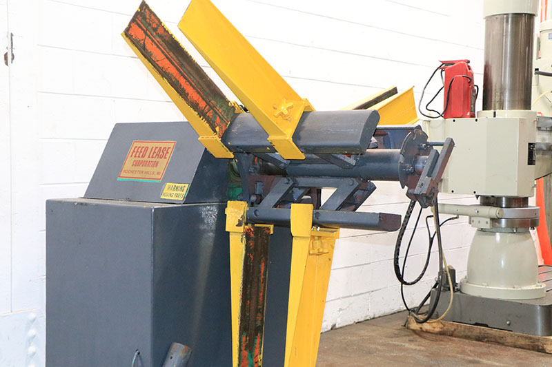4000 lb. Feed-Lease #PR-4M-18, motorized uncoiler, 18" width, 60" outside dimensions, 16"-21" ID, 2-15 RPM - Image 4
