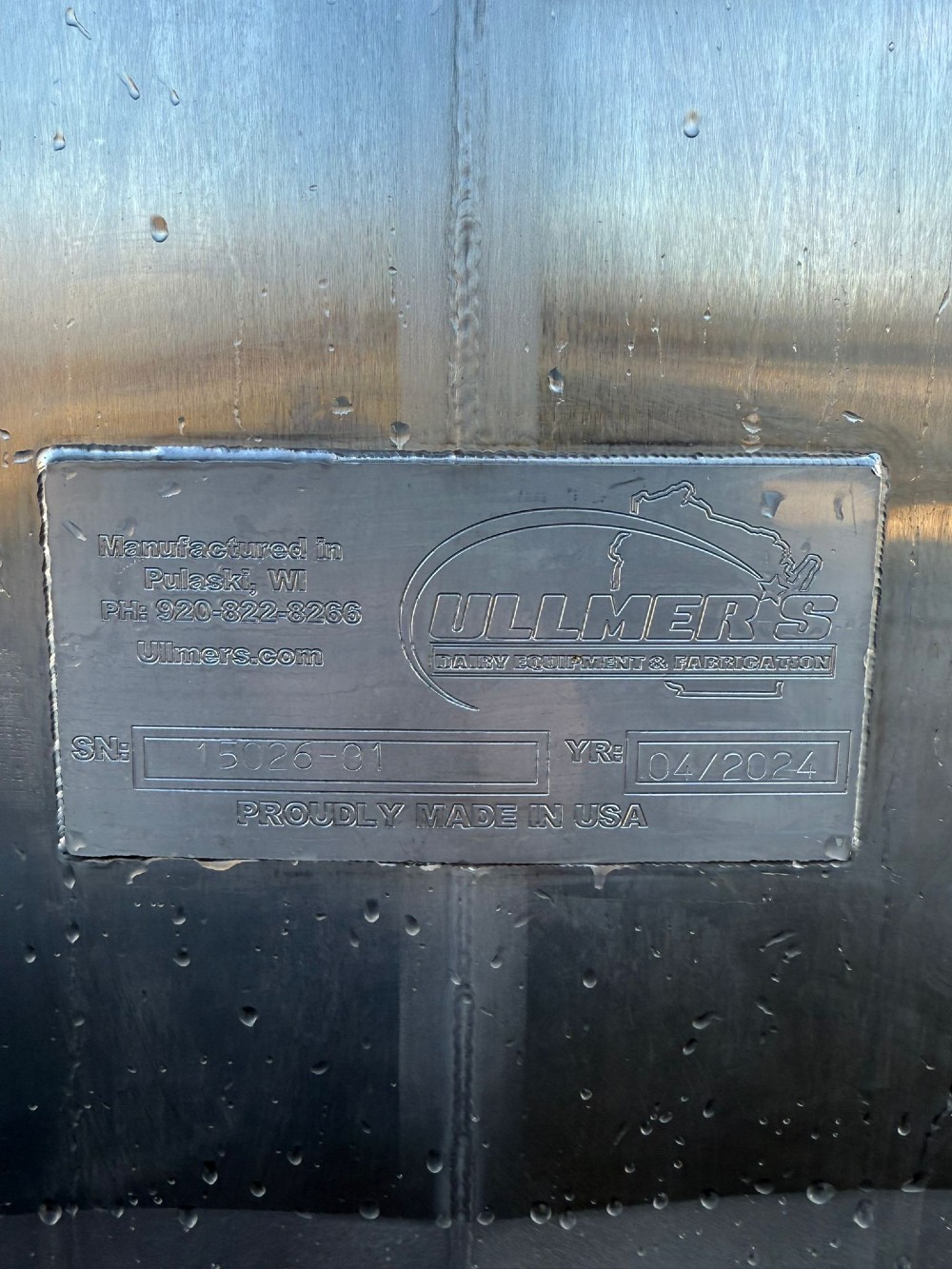 3400 gallon Stainless mix tank - Image 5