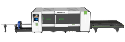 Bescutter #FlyPro-5x10, IPG flat sheet & pipe fiber laser, 15000 watt, Full enclosure w/ Parallel Shuttle - Image 2