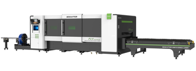 Bescutter #FlyPro-5x10, IPG flat sheet & pipe fiber laser, 15000 watt, Full enclosure w/ Parallel Shuttle - Image 3