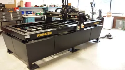 Komatsu #KCR-0448, CNC Plasma Cutting system, 4' x 8' capacity, G940-I plasma power, Rasor Server w/ DNC - Image 1