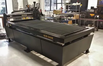 Komatsu #KCR-0448, CNC Plasma Cutting system, 4' x 8' capacity, G940-I plasma power, Rasor Server w/ DNC - Image 2