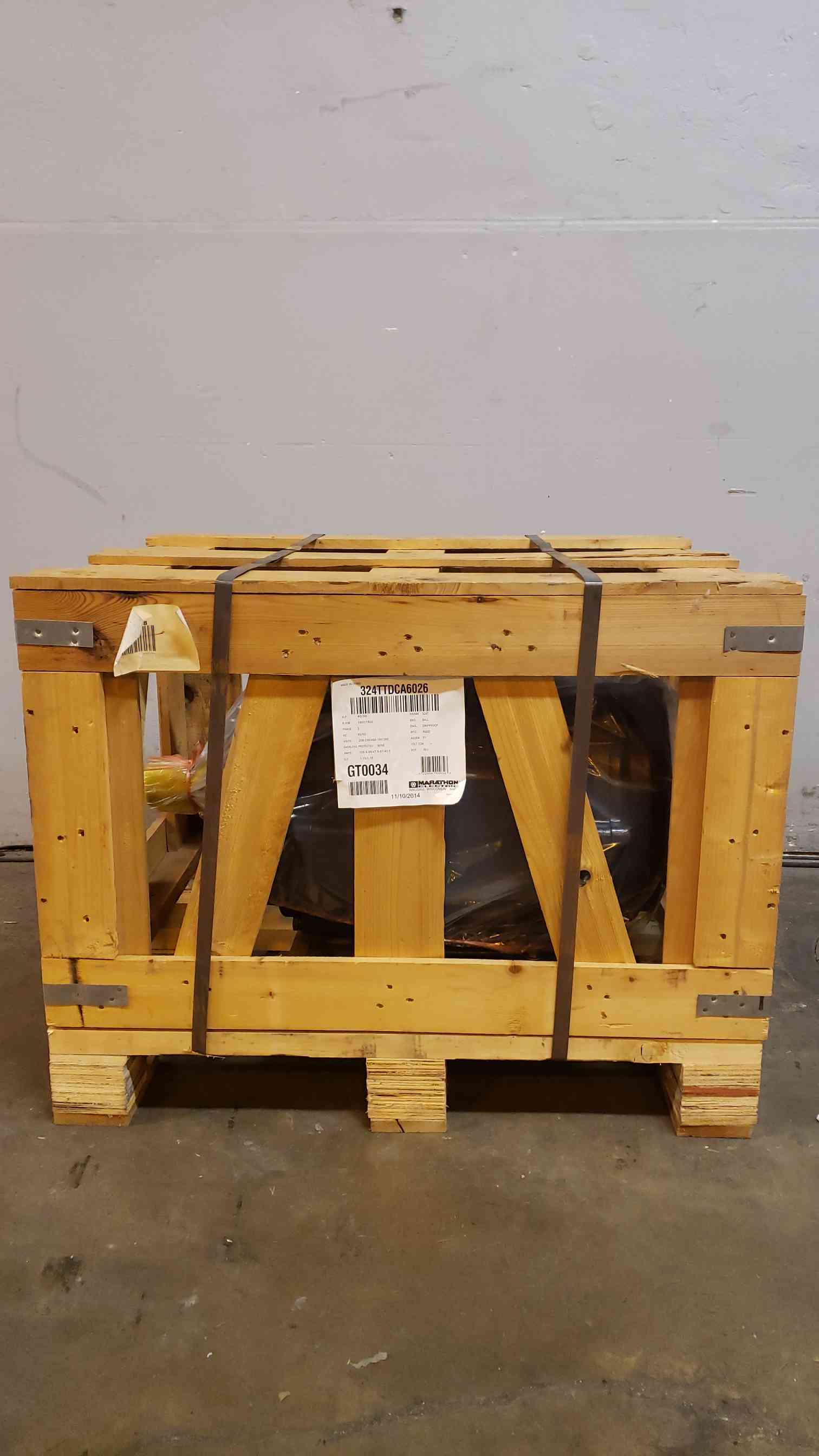 40 HP 1800 RPM Marathon Electric GlobeTrotter #324TTDCA6026, 3 PH, 208-230 Volts, .1.15 service factor - Image 1