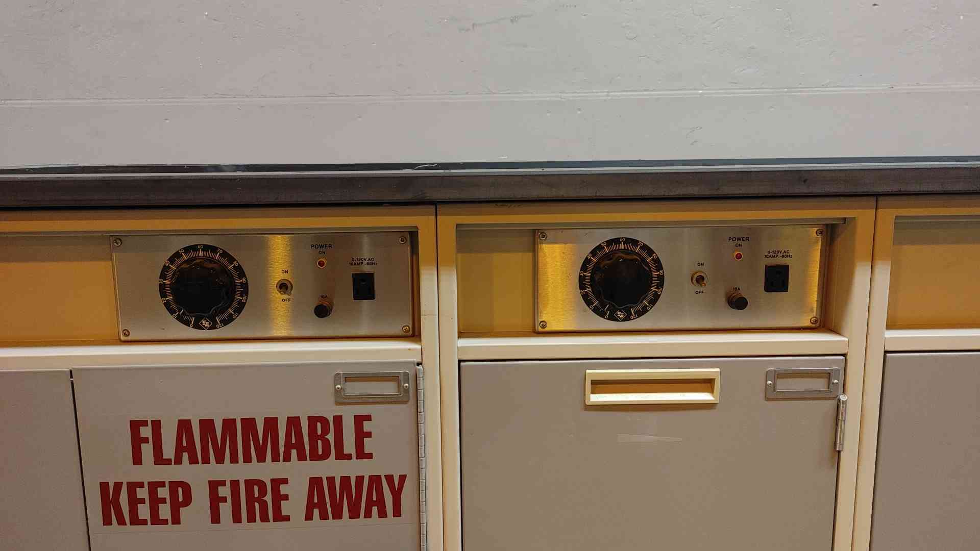 Fisher Hamilton, Flammable Liquid Storage Cabinet w/3 Dials, 96" L x 30" width x 36" H - Image 4