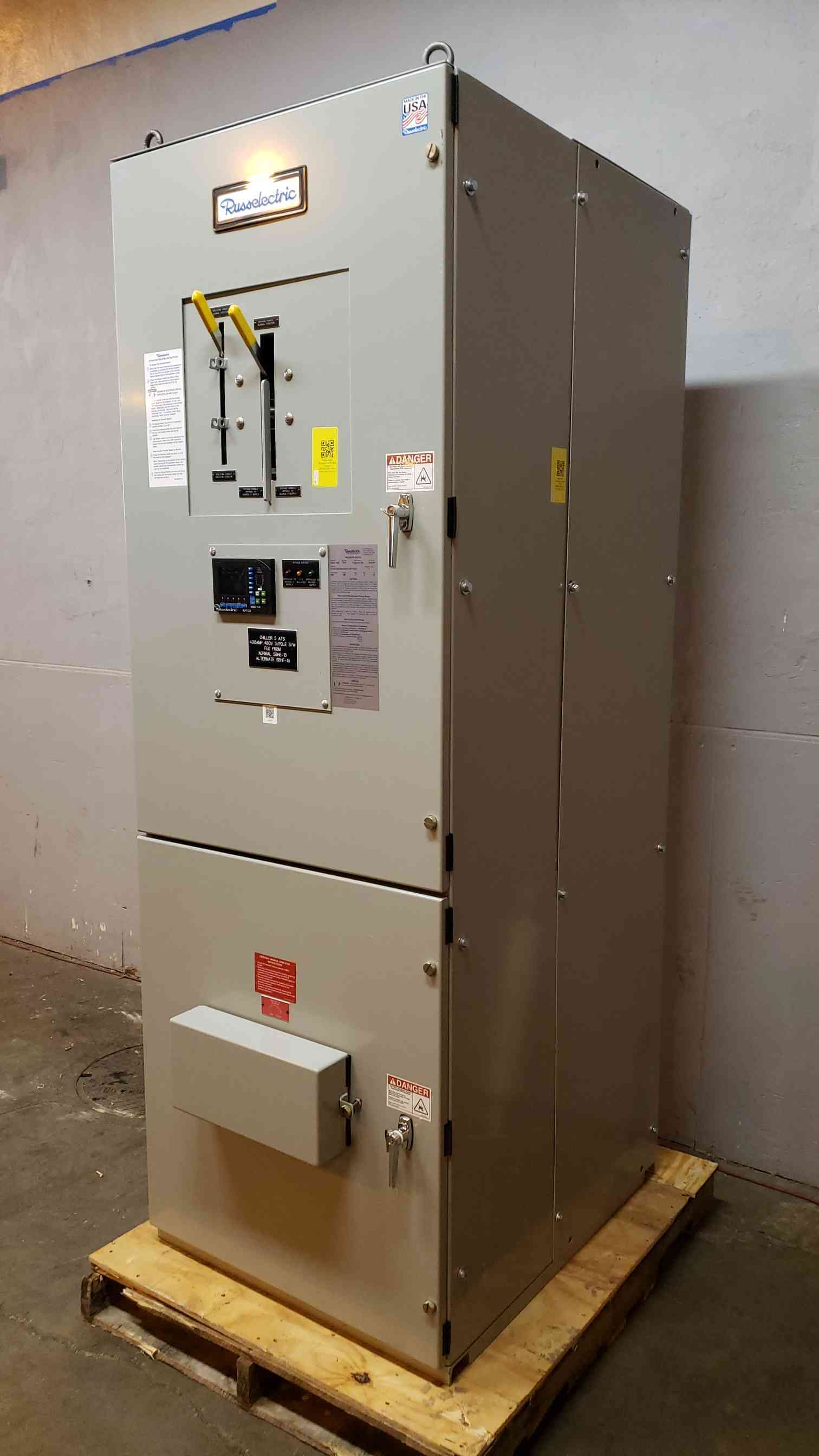 400 Amp. Russelectric #RTS03-ABLB4003BCF1-RPTCS03, Automatic Transfer Switch, 3 Phase, 3-Wire, 60 Hz, 480 V - Image 9