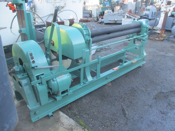 Hendley & Whittemore #TM-50, 5' rolls, 4" diameter power bending rolls, 220 V., rare - Image 2