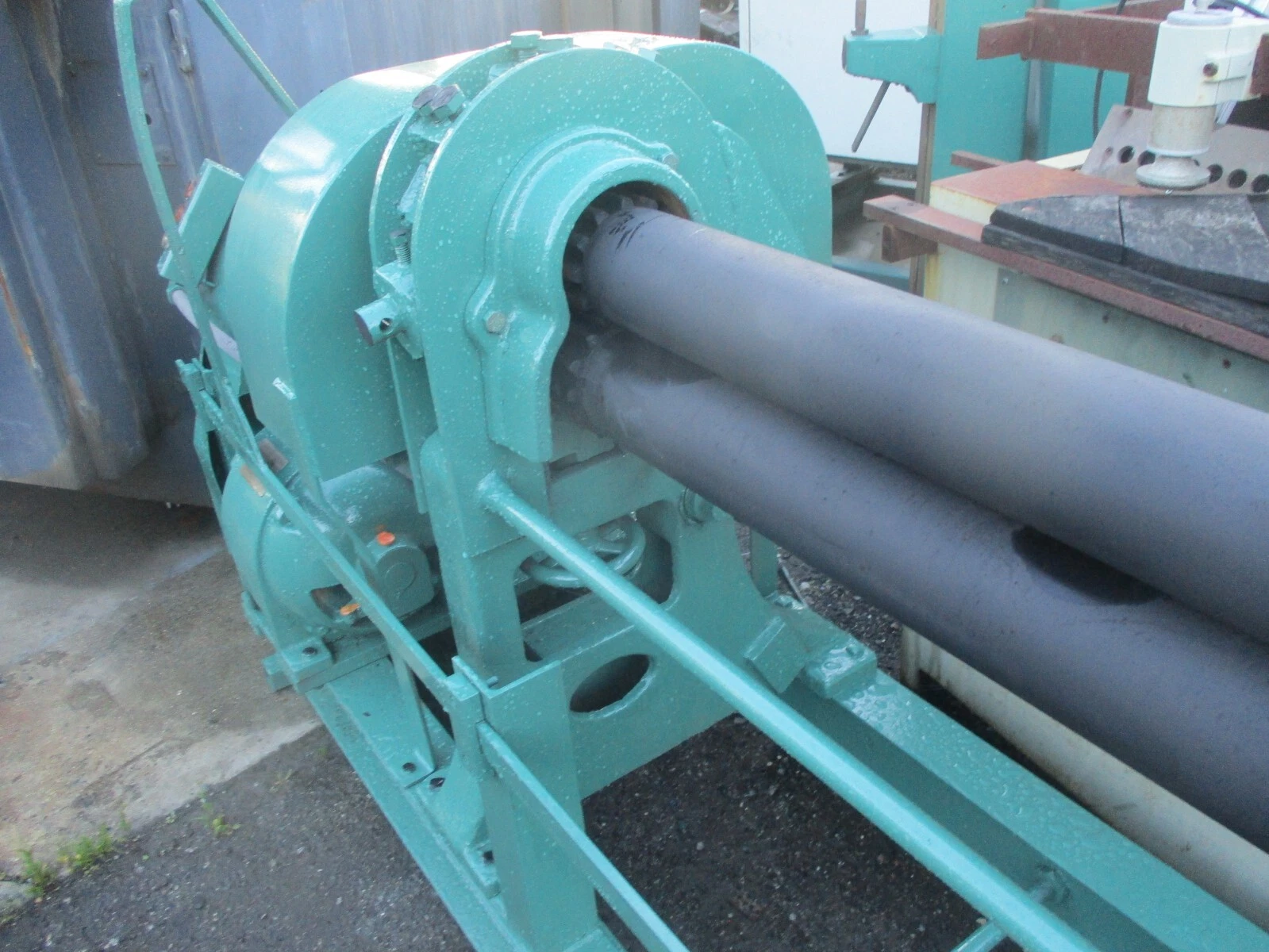 Hendley & Whittemore #TM-50, 5' rolls, 4" diameter power bending rolls, 220 V., rare - Image 5
