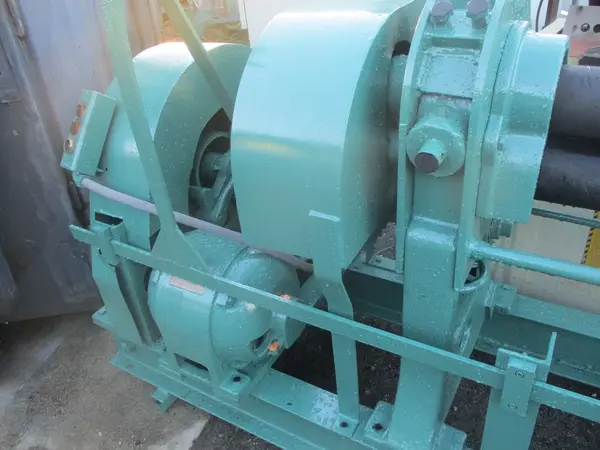 Hendley & Whittemore #TM-50, 5' rolls, 4" diameter power bending rolls, 220 V., rare - Image 6