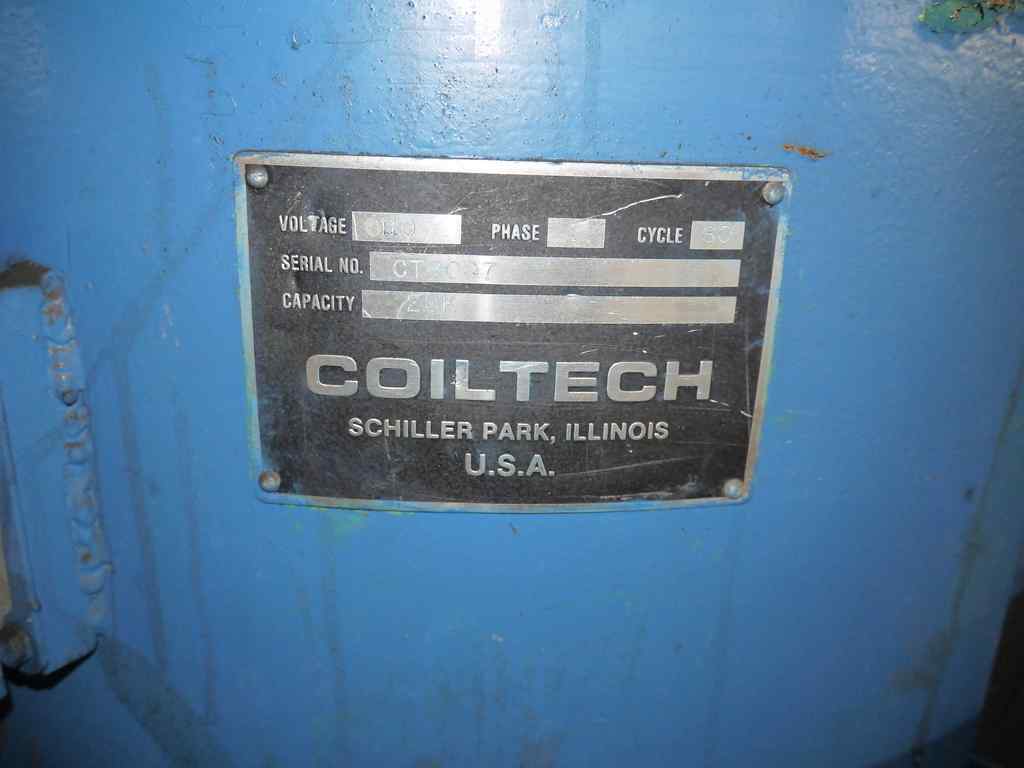 20000 lb. Coiltech, 4 Arm turnstile, 36" capacity, 24" arm length, c-hook type arms, powered rotation - Image 2