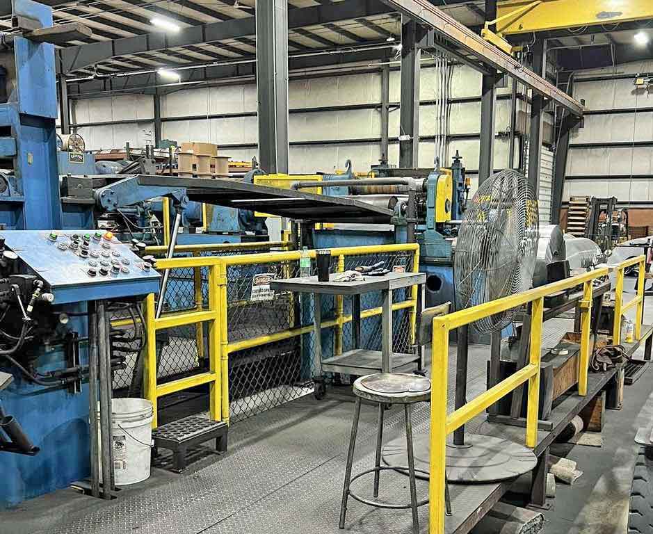 24" x 5" Stamco, Slitting line, 12000 lb., Driven Line with Tension Stand - Image 7