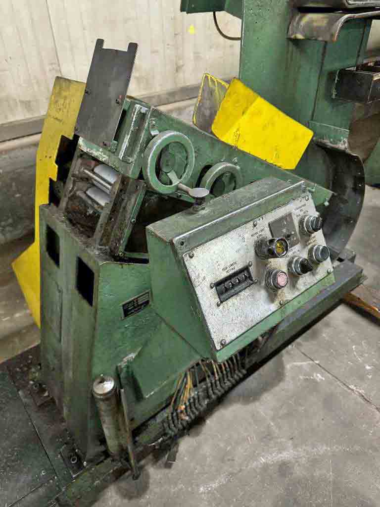 12" Minster #20-12, press feed line, 60 ton, (2) Littell double end uncoilers, 13.5"-20.5" manual expansion - Image 2