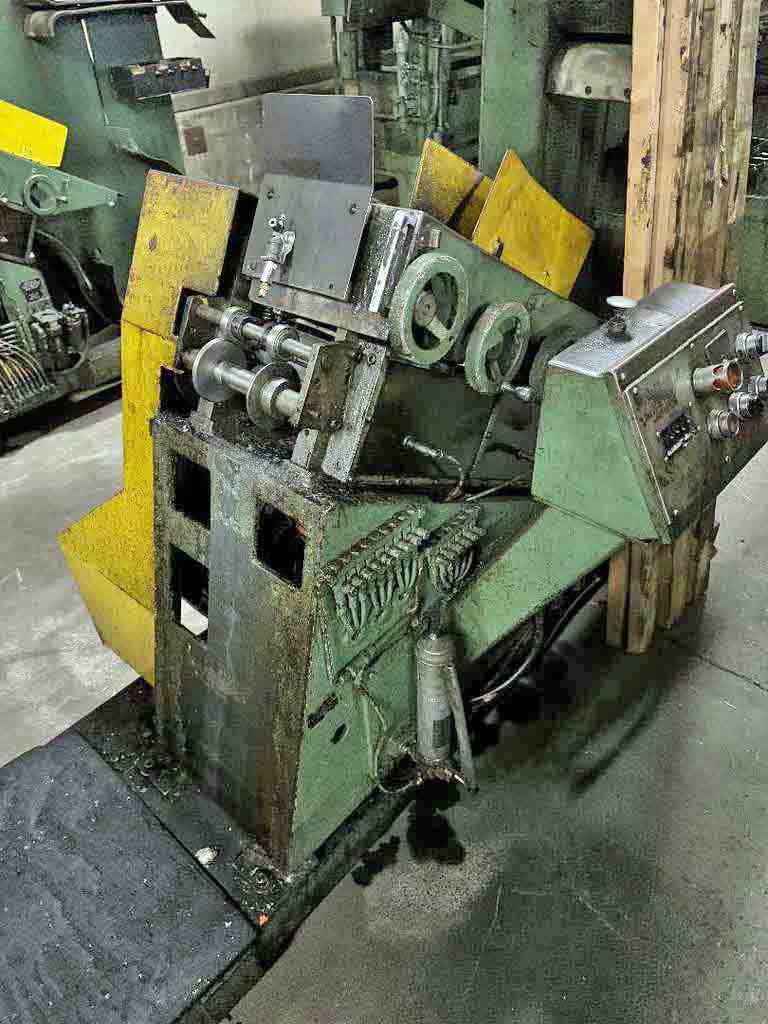 12" Minster #20-12, press feed line, 60 ton, (2) Littell double end uncoilers, 13.5"-20.5" manual expansion - Image 4