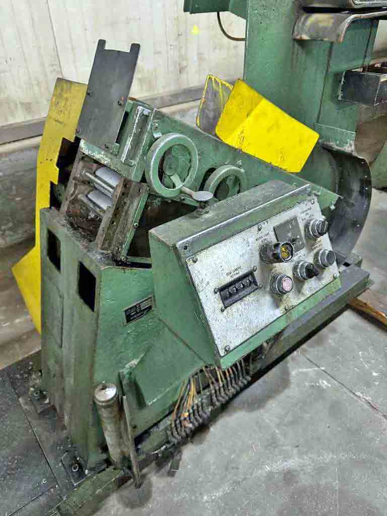 12" Minster #20-12, press feed line, 60 ton, (2) Littell double end uncoilers, 13.5"-20.5" manual expansion - Image 6