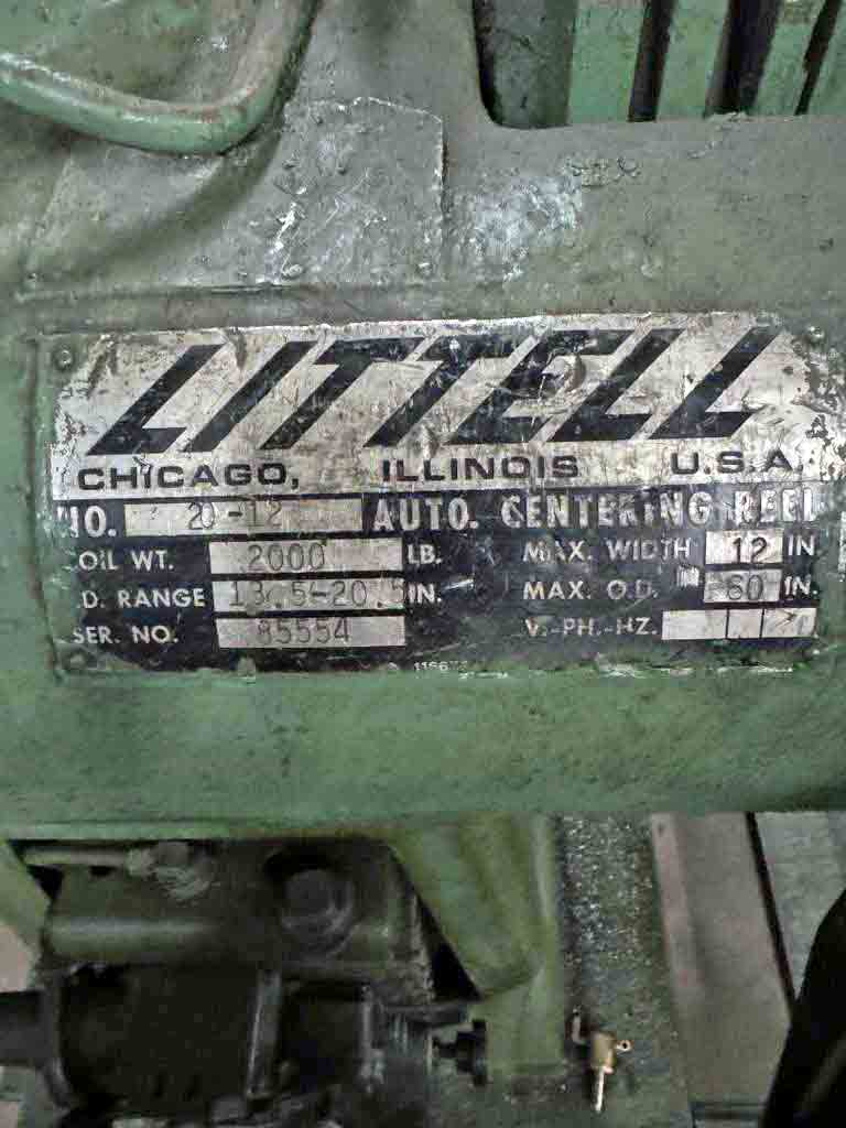 12" Minster #20-12, press feed line, 60 ton, (2) Littell double end uncoilers, 13.5"-20.5" manual expansion - Image 7