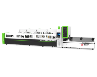 Bescutter #Hytube-6522, laser cutting system, 2000 watt, 244" 20.3' tube length, 8.66" tube diameter, IPG 2 - Image 1