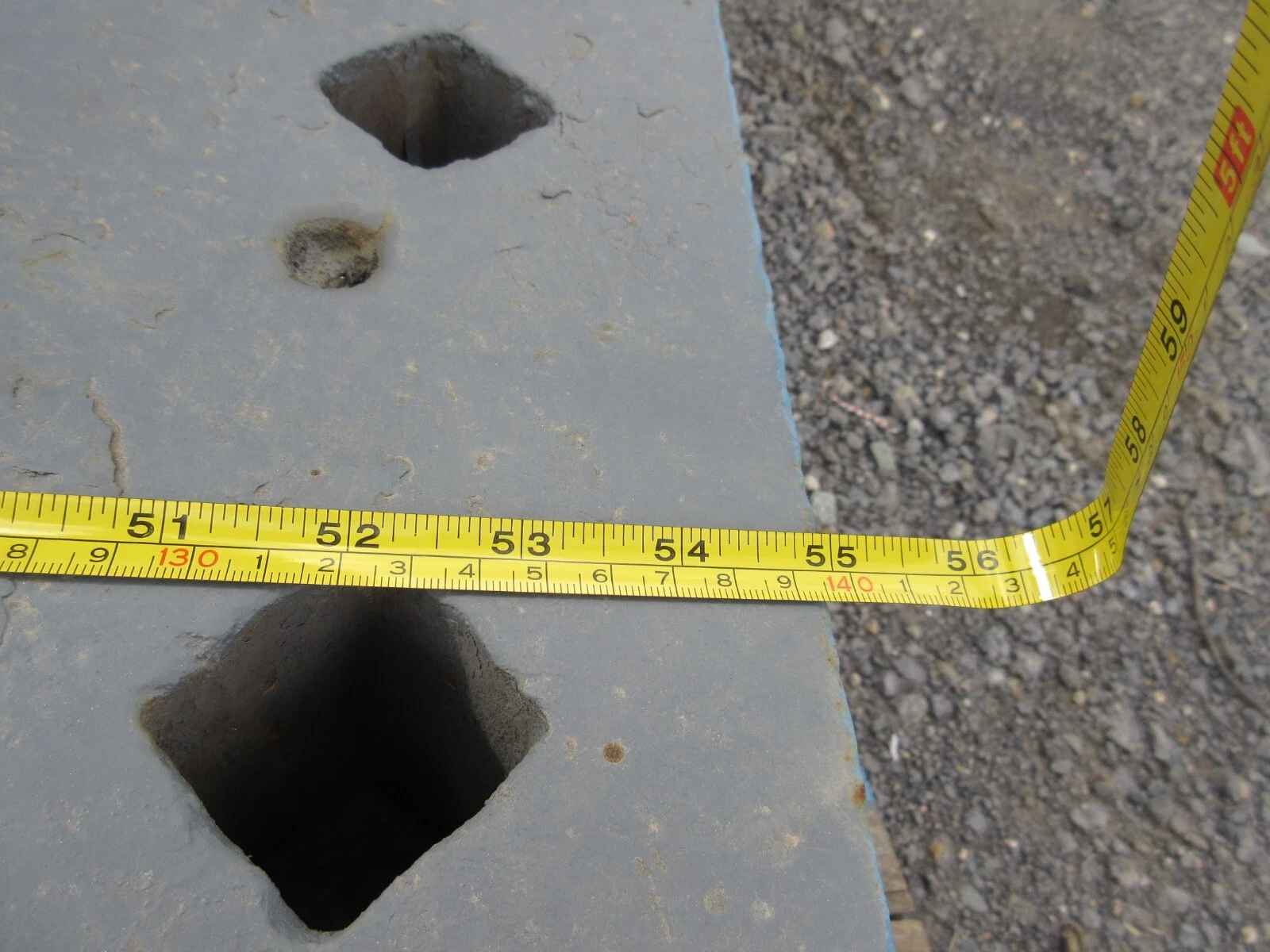 5' x 4' x 4.5" Vintage Steel Welding Table, About 100 year old - Image 4