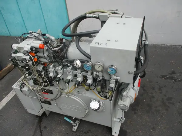10 HP Airline Hydraulics / Rexroth Power System width Acummulator Manifold 3000 PSI - Image 2