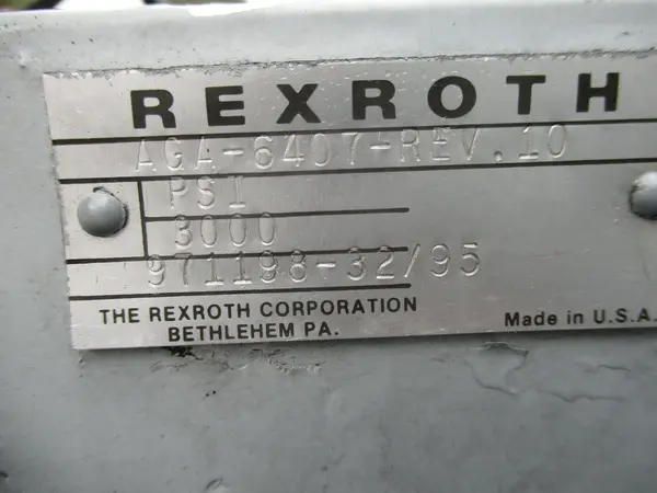 10 HP Airline Hydraulics / Rexroth Power System width Acummulator Manifold 3000 PSI - Image 9