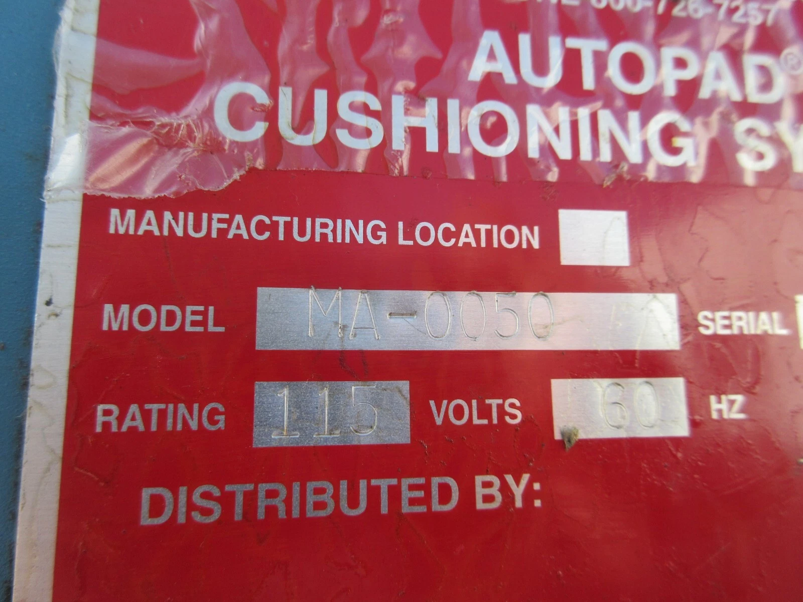 Ranpak #MA-0050 Autopad Cushioning System - Image 9