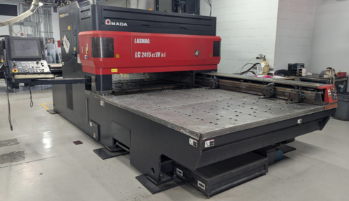 Amada #LC2415A4NT, Laser Cutting System, 4000 watt, 60" X 120" sheet, Fanuc CNC Control, 2008 - Image 1