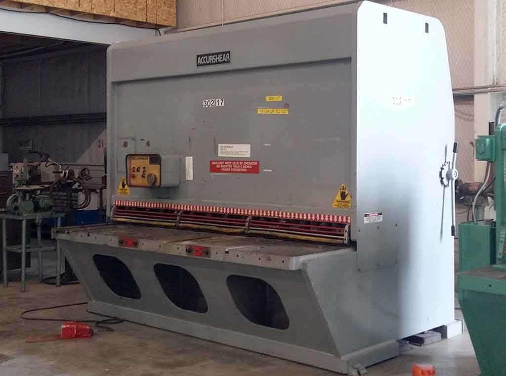 1/2" x 8' Accurshear #85008, hydraulic shear, 13" throat, motorized Back Gauge - Image 2