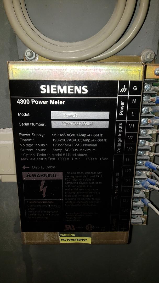 Allen-Bradley, #DC-120, Metered Input MCC, 2000 A horiz, 600 VAC, 3 phase, AS-IS - Image 2