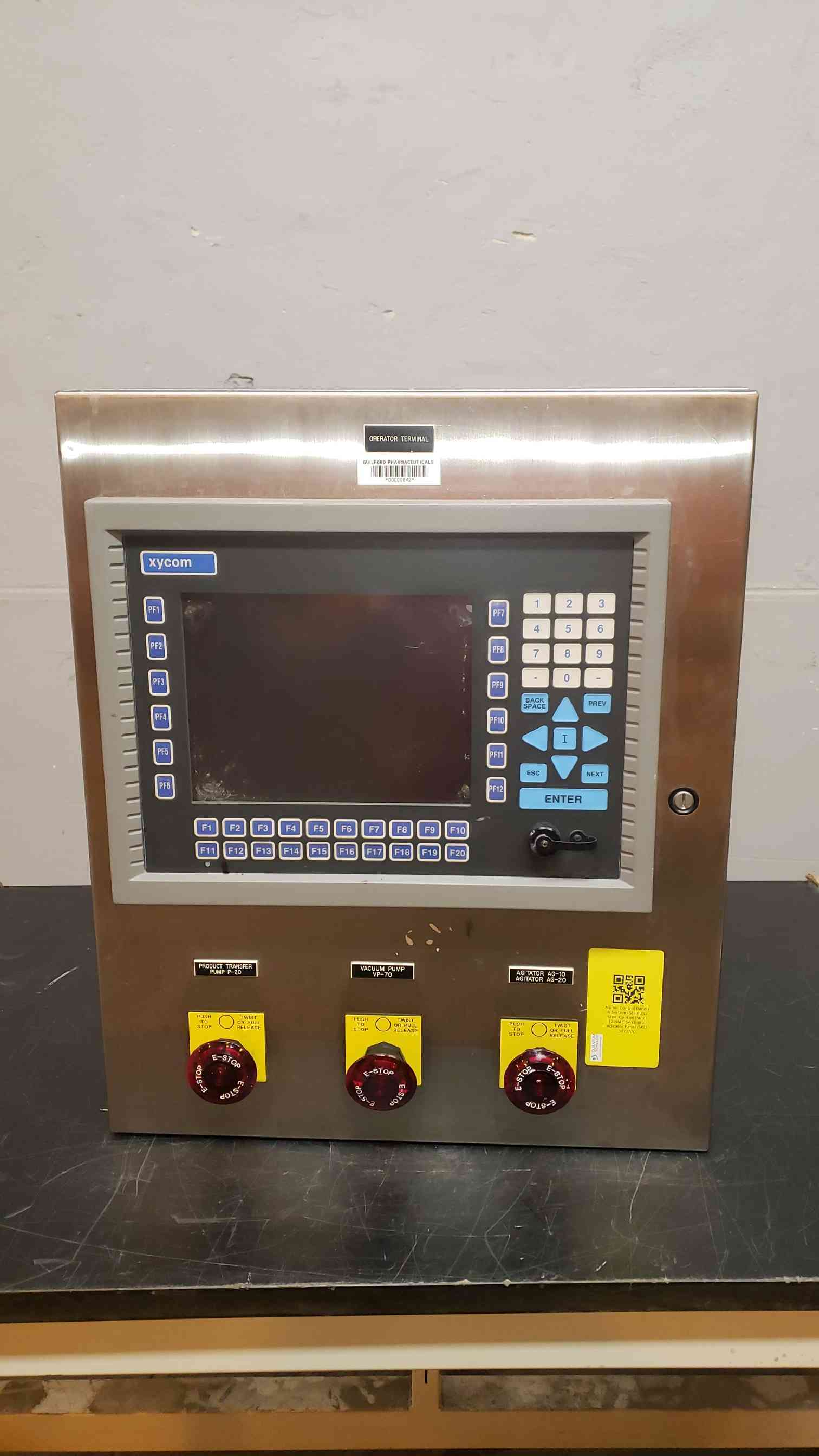 Xycom, #3200-M, MCC Panel, 120VAC, 5A, Digital Indicator & Controller - Image 1