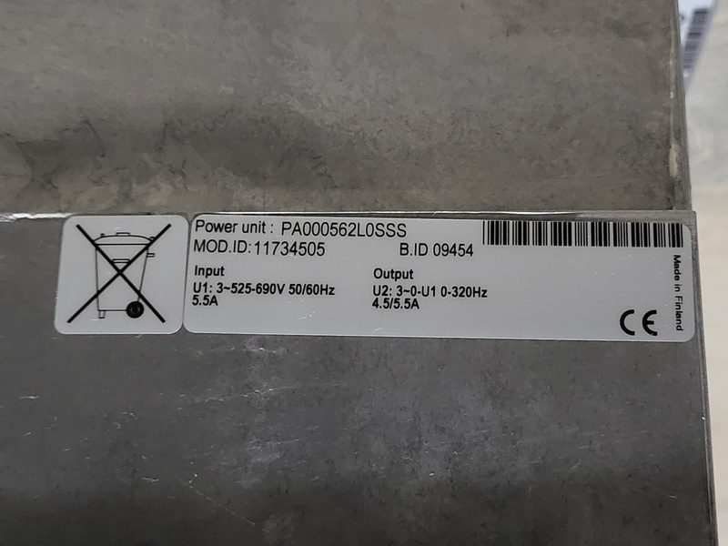 Vacon frequency converter, NXS00056A2L0SSSA1A2000000, like new - Image 3