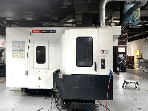 Mazak #Variaxis-500-5X, CNC vertical machining center, 120 automatic tool changer, 20" X, 20" Y, 18.1" Z - Image 2