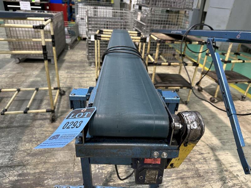 8" wide x 8' long, New London Engineering #250-8-80, Transfer Conveyor, 110 V., Vari Drive Control, 2020 (2 - Image 3