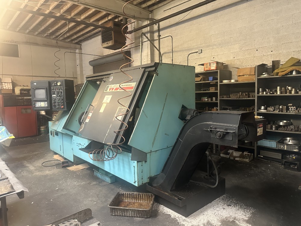 Warner & Swasey #M-5940, 12" chuck, Fanuc 10T, 3.5" hole, 1990 - Image 5