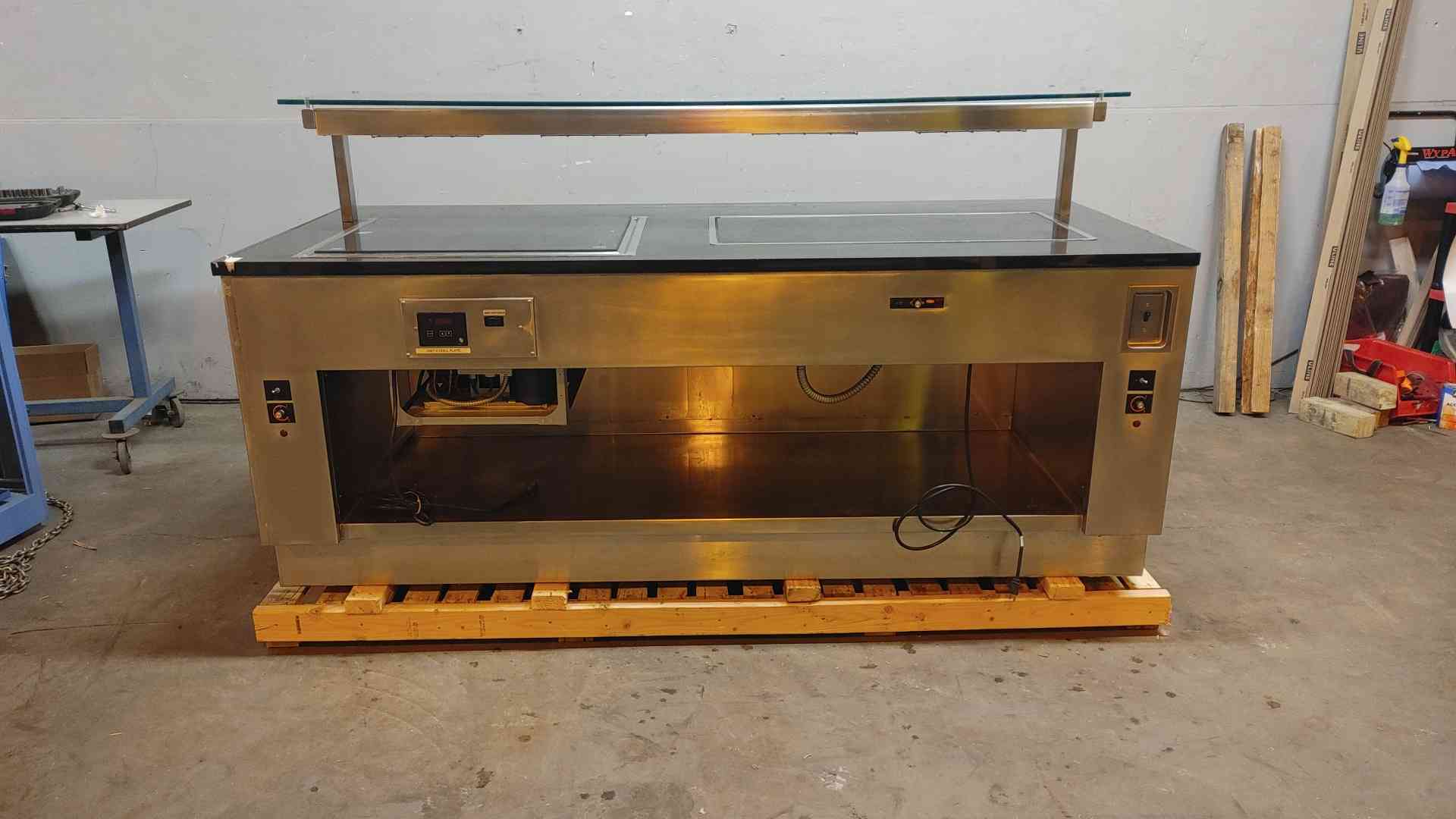 Hatco Glo-Ray, Galley Heated Serving Station & Shelf, 88" length - Image 1