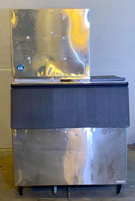Hoshizaki #KML-600, Ice Maker & Bin, R-404A, 467/230 psi, 208-230