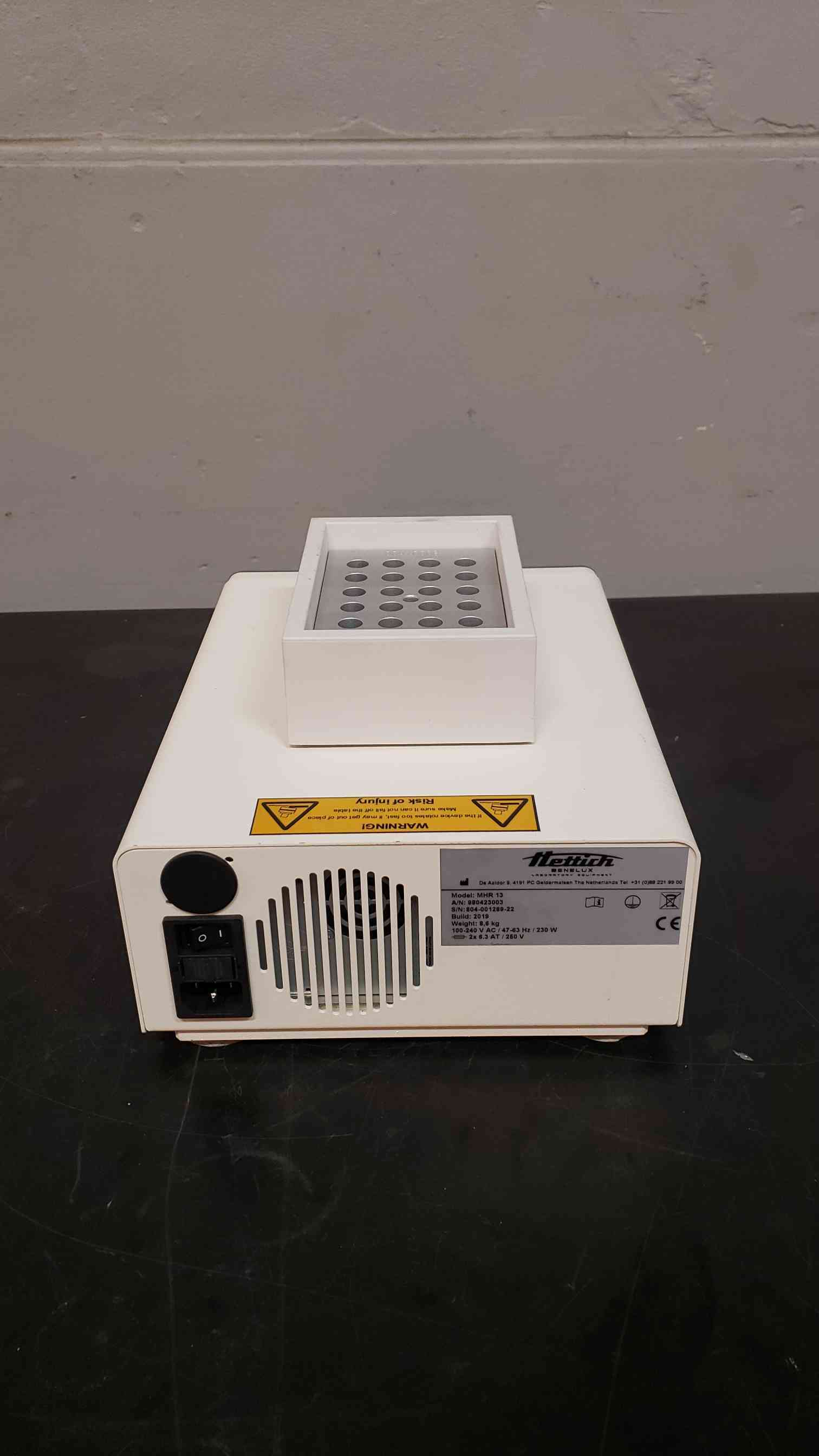 Hettich Benelux #MHR-13, Heating Thermal Shaker, 230 Watts, 100-240 V, 2019 - Image 4