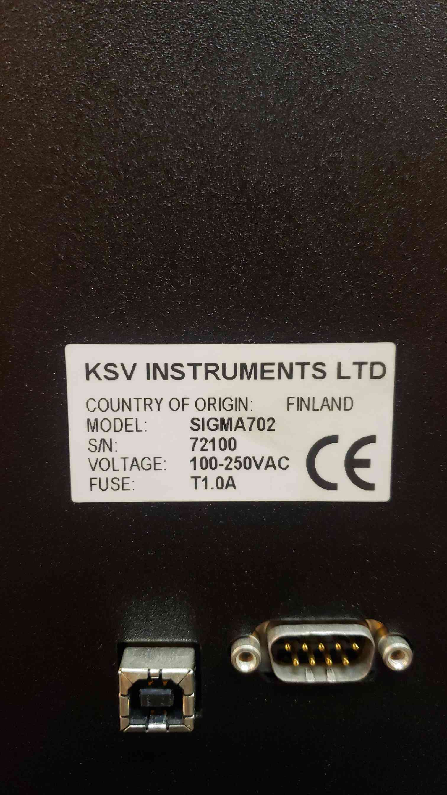 KSV #Sigma-702, Force Tensiometer, 100-250 VAC - Image 7
