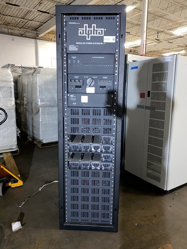 Alpha #AMPS80-2-40-MBS, Modular Power System Rectifier w/Bypass, 2 Phase, 32 kW, 40 kVA, 120-240 VAC, 48 VDC - Image 1