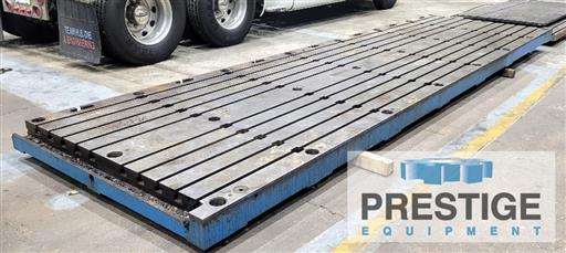 252" x 72" x 7", T-Slotted floor plate, Cast Iron construction, #43738 - Image 2
