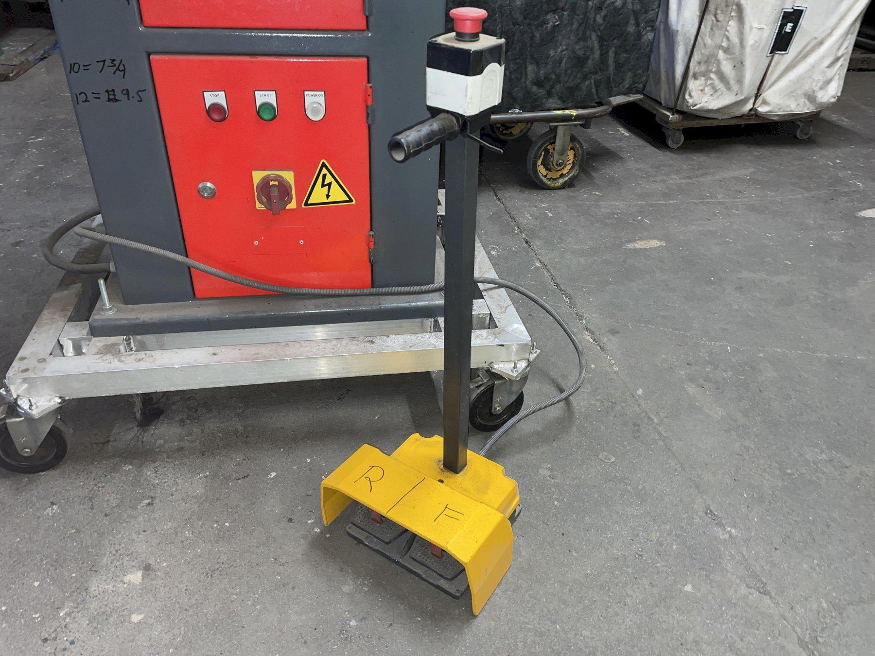 JMT #PBM30, motorized profile bending machine, hardened rolls, 1 HP, 11.8 FPM, 2016 - Image 9
