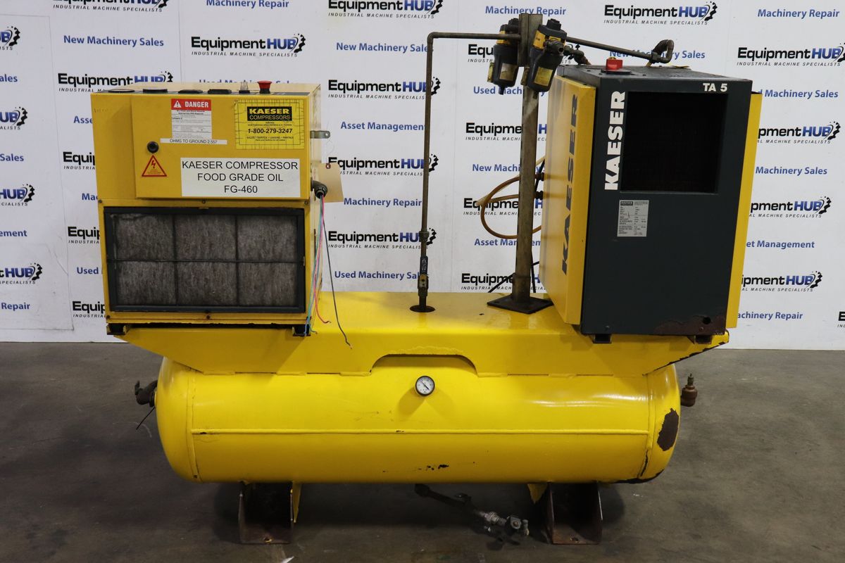 20 cfm, Kaeser #SX6, rotary screw air compressor with TA5 air