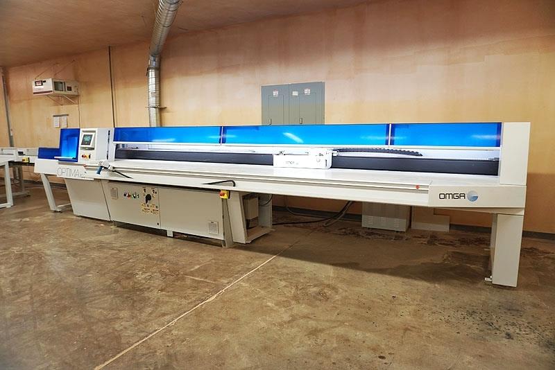 Omga #Optima-120-4200-CE, Pushfeed Optimizing & Defecting Cut-Off Saw System, 12" width x 4.94" thick - Image 3