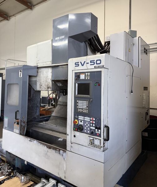 Mori Seiki #SV-50/40, CNC vertical machining center, MSC-518 Control, 31.5" X, 20" Y, 20" Z, 10000 RPM, 20 - Image 6