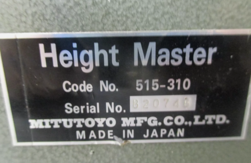 Mitutoyo Height Gage #515-310 Height Master w/ 6" Riser #515-106 - Image 10