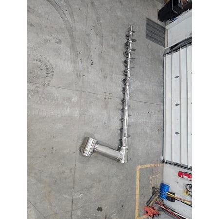 Hosokawa #DBX-Nauta, Conical Mixer Cantilever Arm & Mixing Screw, part only, for 120" diameter Nauta mixer - Image 3