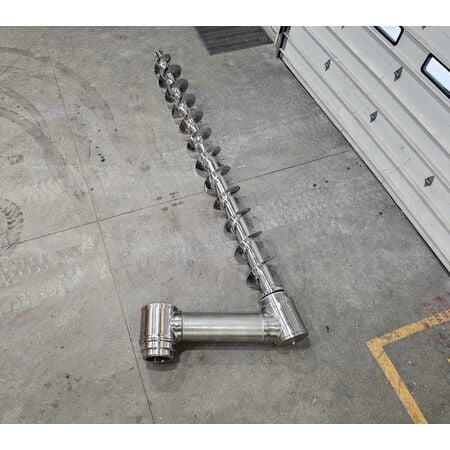 Hosokawa #DBX-Nauta, Conical Mixer Cantilever Arm & Mixing Screw, part only, for 120" diameter Nauta mixer - Image 4