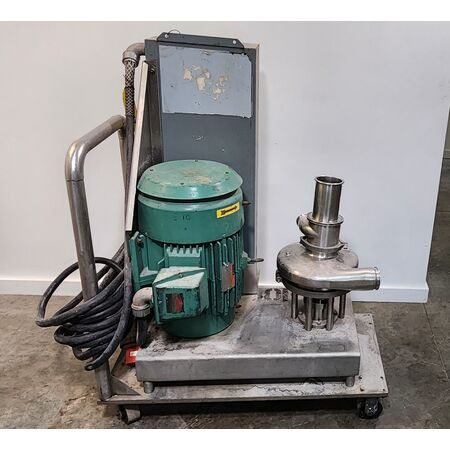Tri-Clover #F4329MD-MBV-S, Stainless Steel tri-blender mixer, 30 HP, 4" flange dry inlet, 2" flange wet - Image 3
