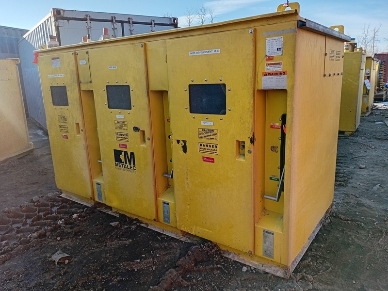 600 Amp. Metalec #123-5-1, high voltage switch, 4160 Volts, 2013 - Image 1