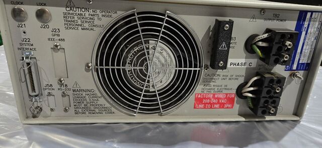 California Instruments #5001iX-NO, Power Source, 5 kVA & 8 kVA, 150/300 V Input, 187-253 V Output - Image 5