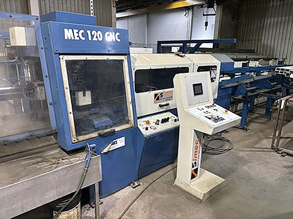 2/5" -3.94" Simec #MEC-120-CNC, Tube Saw, 0.4"-1.6" Bar, 0.4"-118" Cut length, 9.84"-13.78" Blade diameter - Image 1
